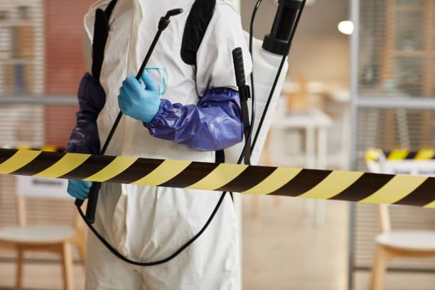 Professional Sewage Cleanup technician working in Oakfield, WI